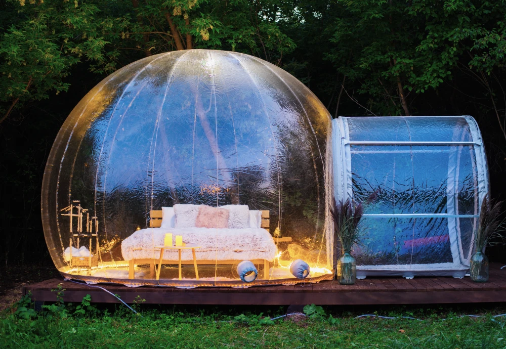 tent bubble room